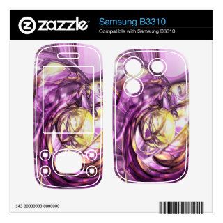 Violet Summer Abstract Samsung B3310 Skin