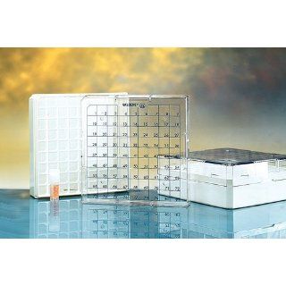 Thermo Fisher Scientific Product # CS509X5 Thermo Scientific 2" Vial Boxes for 2mL Nalgene Vials, 81 vials/box, Case of 20   Each Science Lab Supplies