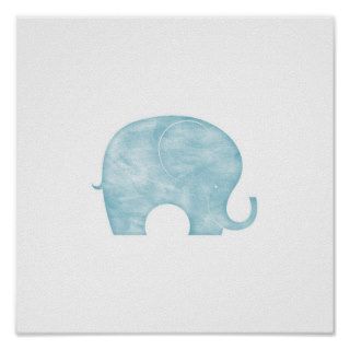 Blue Elephant Posters