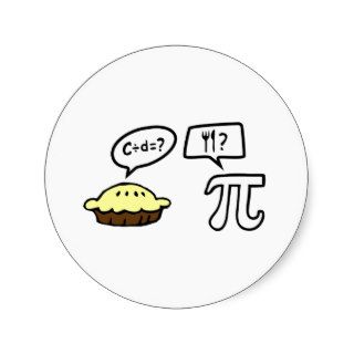 Pie & Pi Stickers