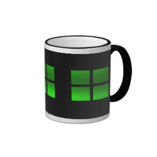 4 Gradient Boxes in Green Coffee Mug