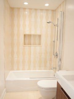 Frameless Bath Tub Shower Screen, Swing Door, 70 X 33.5, 5/16 (8mm) Thick. Model 7008SPR    