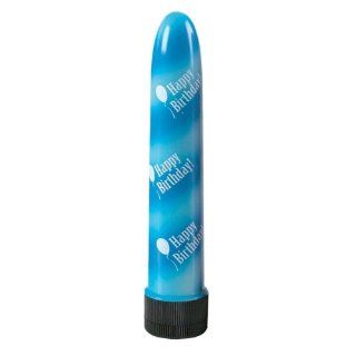 Vibrating Happy Birthday Massager   Blue Health & Personal Care