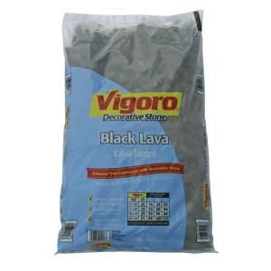 Vigoro 0.5 cu. ft. Black Lava Rock 100032410