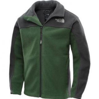 The North Face Boys Khumbu Jacket Conifer Green/Graphite Grey Size Medium  Outerwear Jackets  Clothing