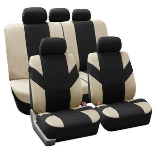 FH Group Beige 'Road Master' Car Seat Covers (Full Set) FH Group Car Seat Covers
