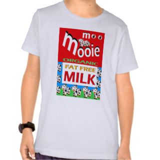 Cute Kids Retro Milk & Cow T shirt Gift