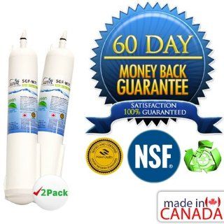 Whirlpool 4396710T NSF Certified Refrigerator Water Filter, Certified Green, Made in North America 2 Pack Appliances