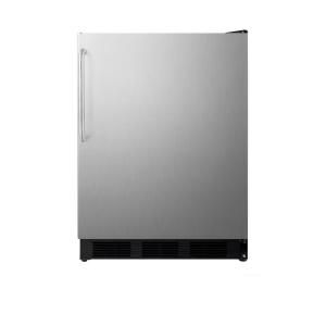 Summit Appliance 5.1 cu. ft. Mini Refrigerator in Stainless Steel CT66BBISSTB