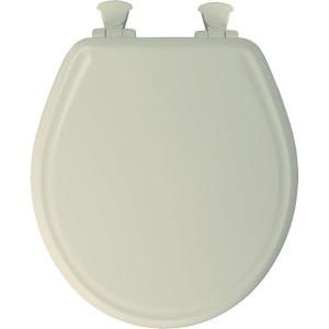 BEMIS Slow Close Round Closed Front Toilet Seat in Biscuit 600E2 346