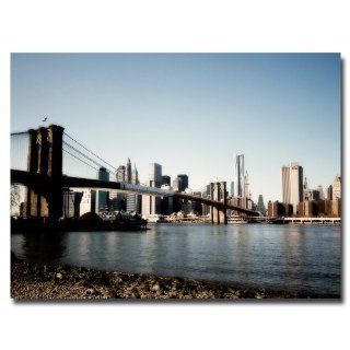 Trademark Fine Art Brooklyn Bridge by Ariane Moshayedi Canvas Wall Art, 22x32 Inch   Prints