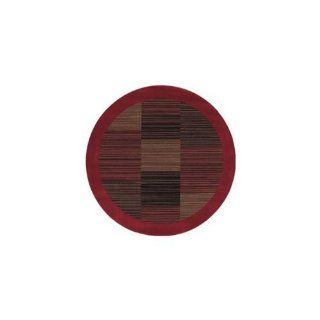 Everest Hamptons Red Octagon Rug Rug Size Round 7'10"   Area Rugs