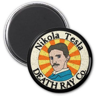Nikola Tesla Death Ray Co. Magnets
