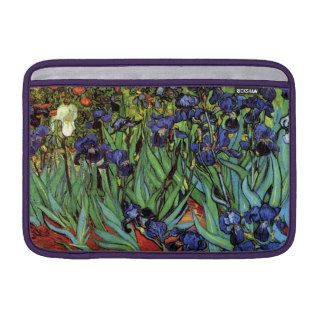 Van Gogh Irises, Vintage Post Impressionism Art MacBook Sleeve