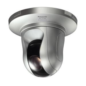 Panasonic High Resolution Wired 720p Indoor/Outdoor PTZ Dome Network Security Camera with 18X Optical Zoom WV SC384