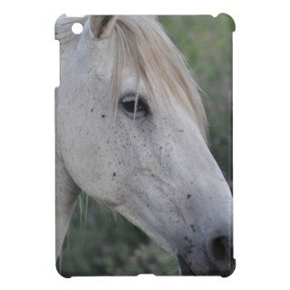 White Horse Portrait Horse lover's iPad Case iPad Mini Cover