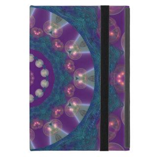 Light Gatherers, Magical Abstract Purple Mandala Covers For iPad Mini