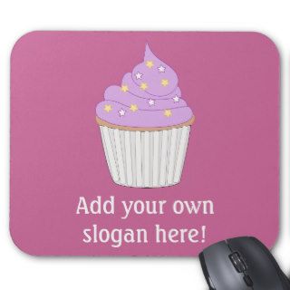 Customize this Lilac Cupcake graphic Mouse Pad