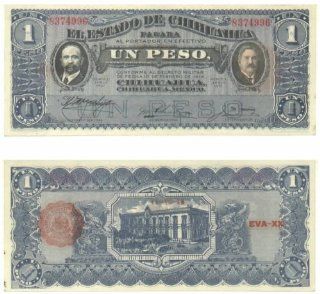 Mexico El Estado de Chihuahua 1915 1 Peso, Pick S530e 