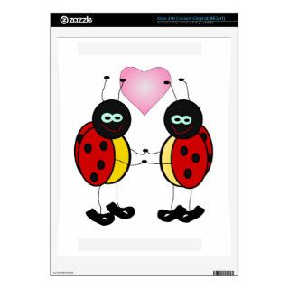 Ladybugs love decal for the xbox 360