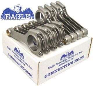 Eagle Specialty Products CRS6000B3D2000 6"  Forged H Beam Connecting Rod Set for Small Block Chevy Automotive