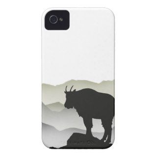 Mountain Goat Silhouette iPhone 4 Cover