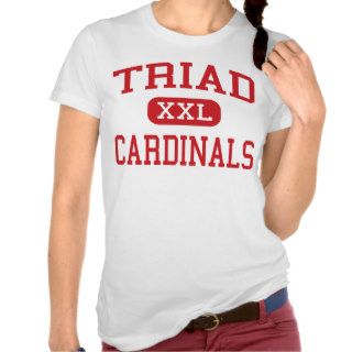 Triad   Cardinals   High   North Lewisburg Ohio T Shirt