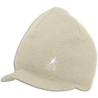 Kangol Men's Cuffless Pull On Beanie With Brim ( sz. One Size Fits All, Beige ) at  Mens Clothing store
