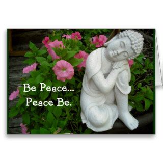Peaceful Buddha Greeting Card