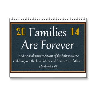 Families are Forever Calendar
