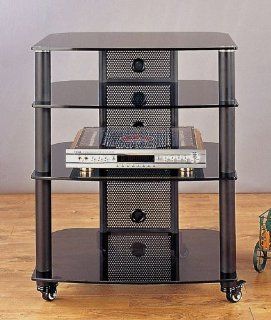 NGR Series Audio Video Rack in Black Electronics