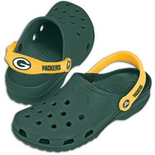Green Bay Packers Crocs NFL Beach Mens Size M Medium Shoes