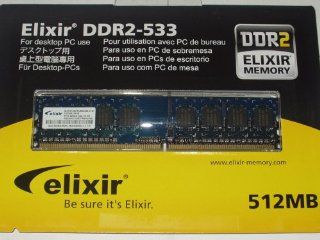 Nanya Elixir 512B DDR2 533 PC4200 UDIMM Memory Computers & Accessories