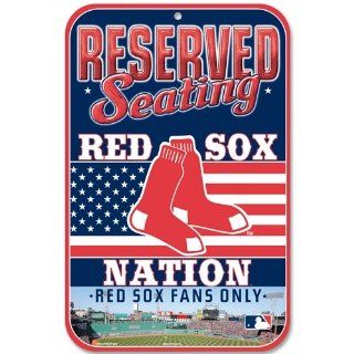 Boston Red Sox Official MLB 11"x17" Sign  Sports Related Merchandise  Sports & Outdoors