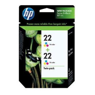 HP 2PK No. 22 Tri Clr Ink Ctg Electronics