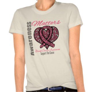 Support The Cause Breast Cancer Awareness Matters Tees