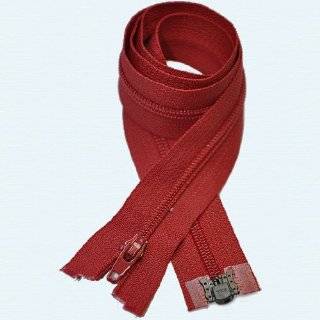  22" Zipper YKK #3 Thin Nylon coil Separating ~ Formal Wear ~ 519 Hot Red (3 Zippers/pack)