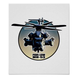 MH 53 Helicopter Print