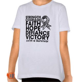 Carcinoid Cancer Hope Strength Victory T Shirts