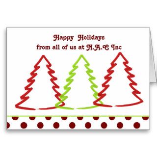 trendy Corporate Christmas Greeting Cards