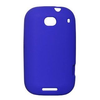 Premium Silicone Skin Case for Motorola Bravo MB520 / Blue Cell Phones & Accessories