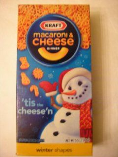 Kraft Macaroni & Cheese Dinner ~ Winter Shapes ~ One 5.5 Oz Pack  Macaroni And Cheese  Grocery & Gourmet Food