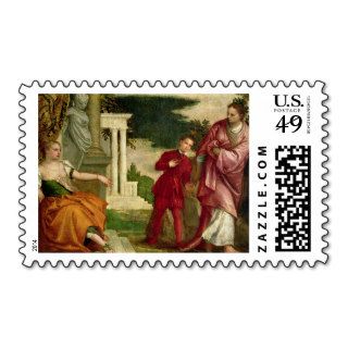 A Young Man Between Virtue and Vice Postage Stamps
