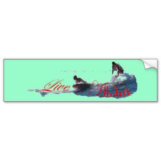 Live Aloha Bumper Sticker