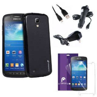 Fosmon Value Bundle for Samsung Galaxy S4 Active i9295 / SGH I537   Includes Fosmon TPU Case, Fosmon Clear Screen Protector, and 3 Piece Micro USB Charger Kit Cell Phones & Accessories