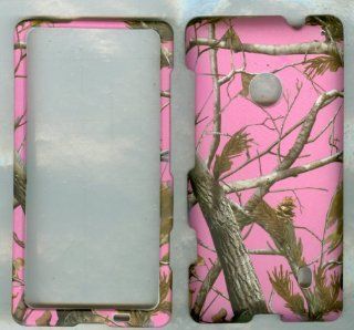 Nokia Lumia 521/ Lumia 520 Pink Camo Rt Tree Skin Hard Case/cover/faceplate/snap On/housing/protector Fo Cell Phones & Accessories