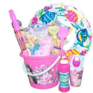 Disney Princess "Pool and Beach" Swim Toys Gift Basket with Princess Toys Galore (Over 25 items) Toys & Games