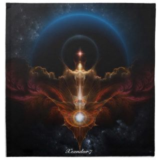 The Wings Of Rydeon Fractal Art Table Napkins
