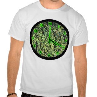 420 BUD Clock funny stoner buds chronic cannibus Shirt