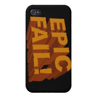 Epic Fail 3D iPhone 4 Speck Case iPhone 4 Covers